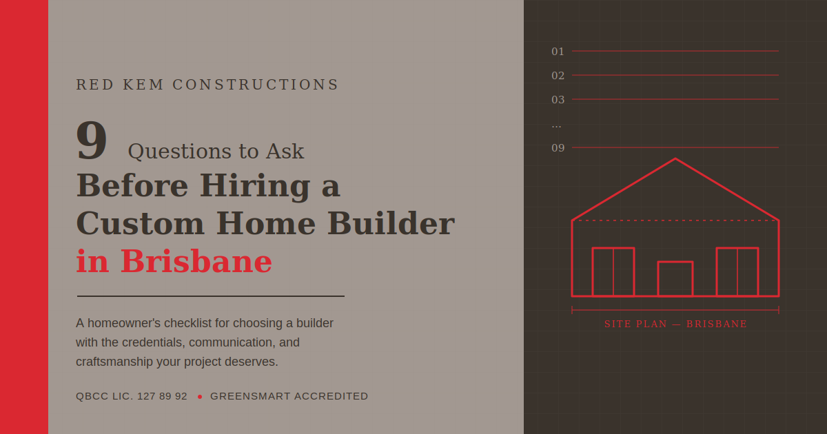 Custom Home Builder in Brisbane